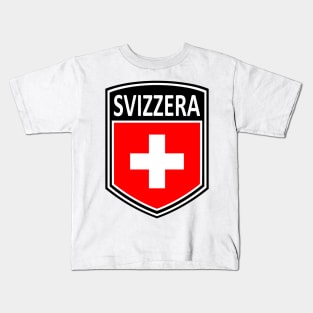 Flag Shield - Svizzera Kids T-Shirt